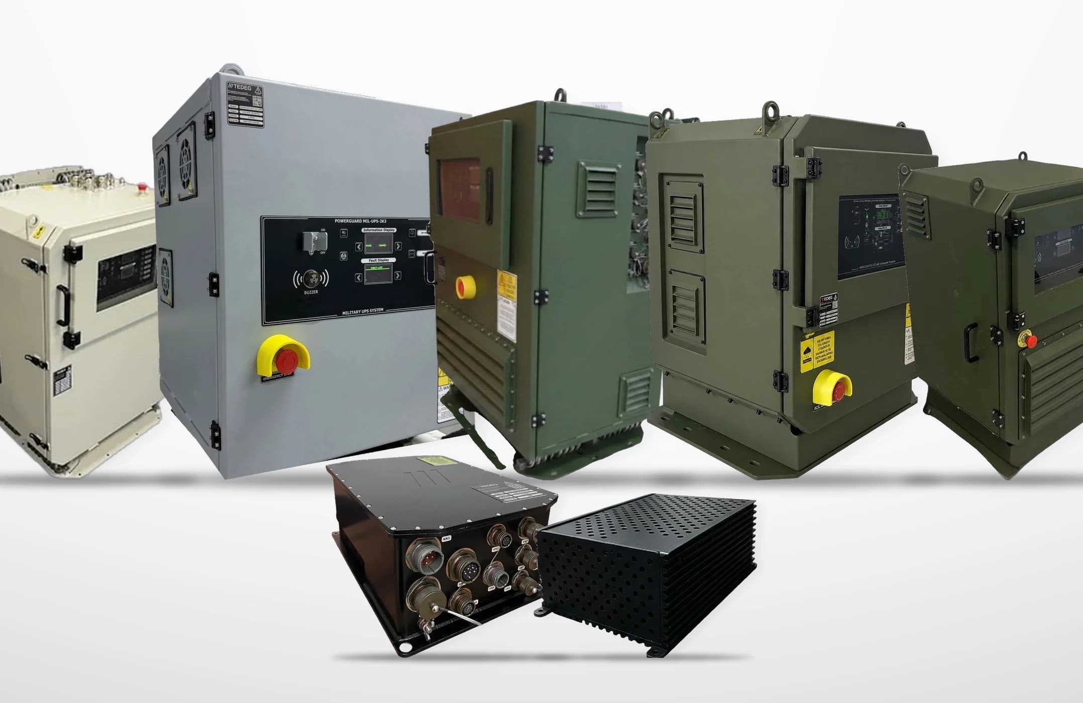 Frequency Converters, Motor Drives & Military UPS Systems — TEDEG Defence product family