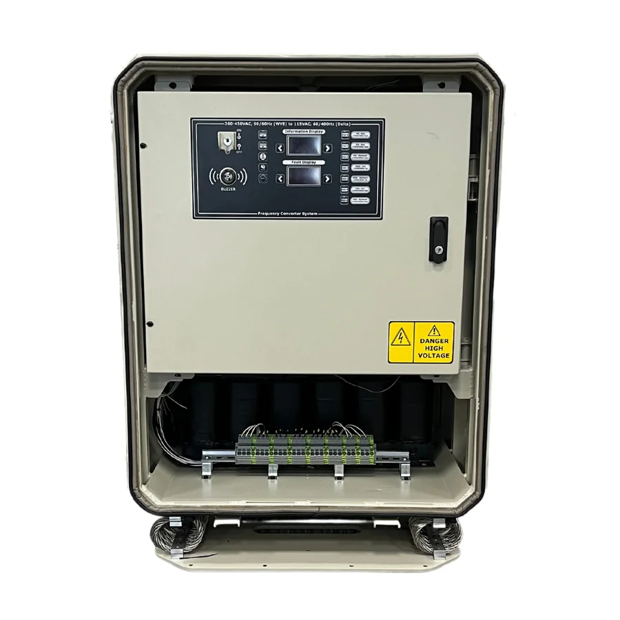 PowerGuard AC-AC Frekans Çevirici Trafo Sistemi — 12 kVA, 60/400 Hz