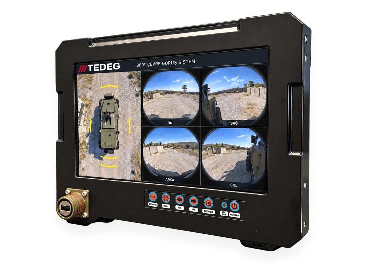 TDG-DSP-101 10,1" Askeri Araç Ekranı