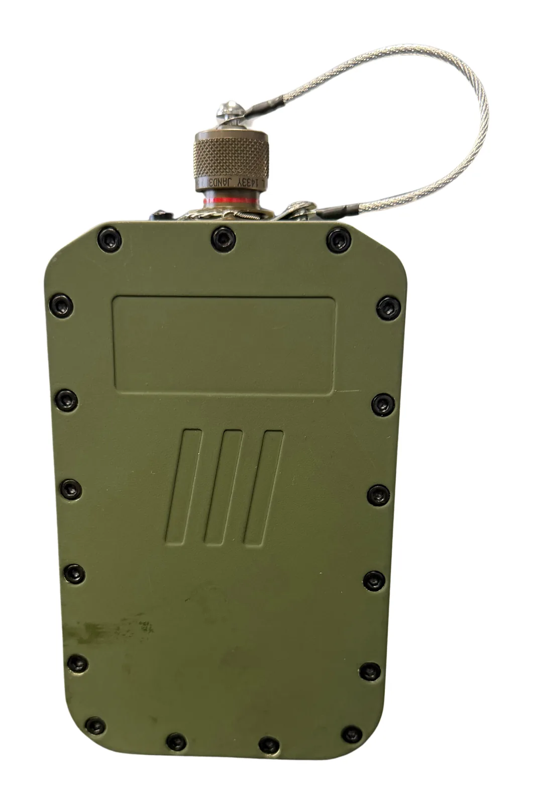 Mil-Drive HCU-400 — الوجه الخلفي للهيكل الألومنيوم مع علامة TEDEG