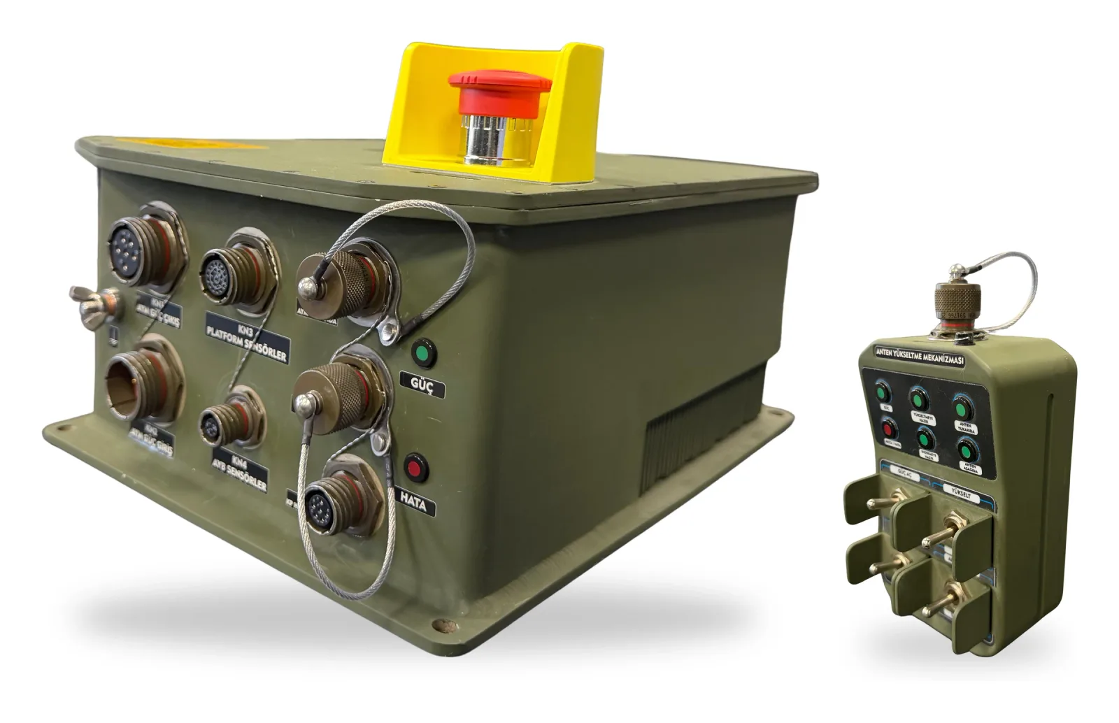 وحدة التحكم اليدوية السلكية Mil-Drive HCU-400 مع وحدة التحكم في المحرك العسكرية Mil-Drive MCU-400