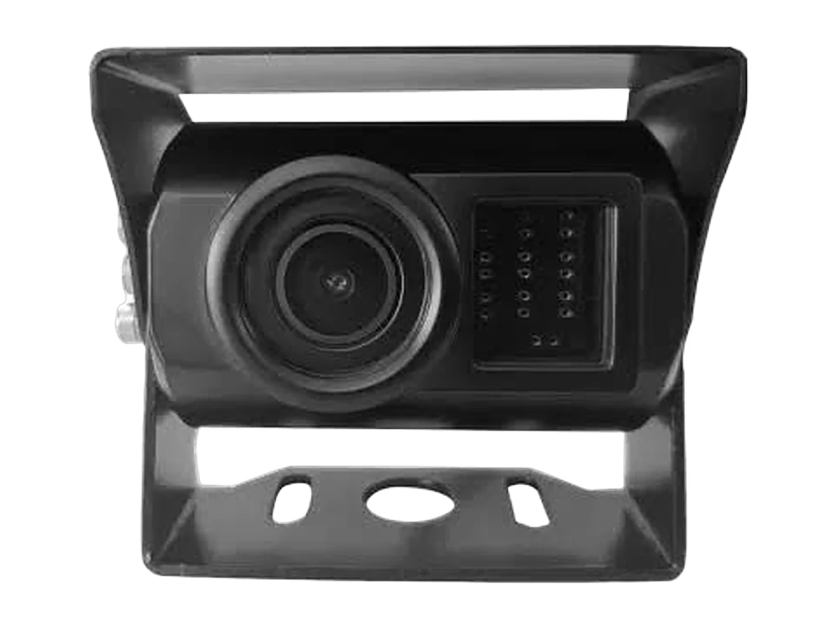 TDG-CAM-204 VNIR starlight rear-view camera — front view of the lens and LED panel under the sun shield