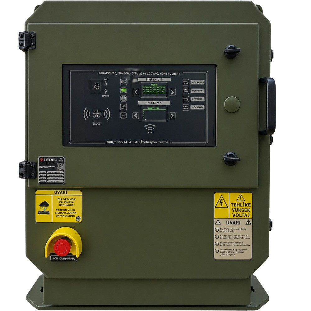 PowerGuard 400/115 VAC AC-AC military inverter control panel front