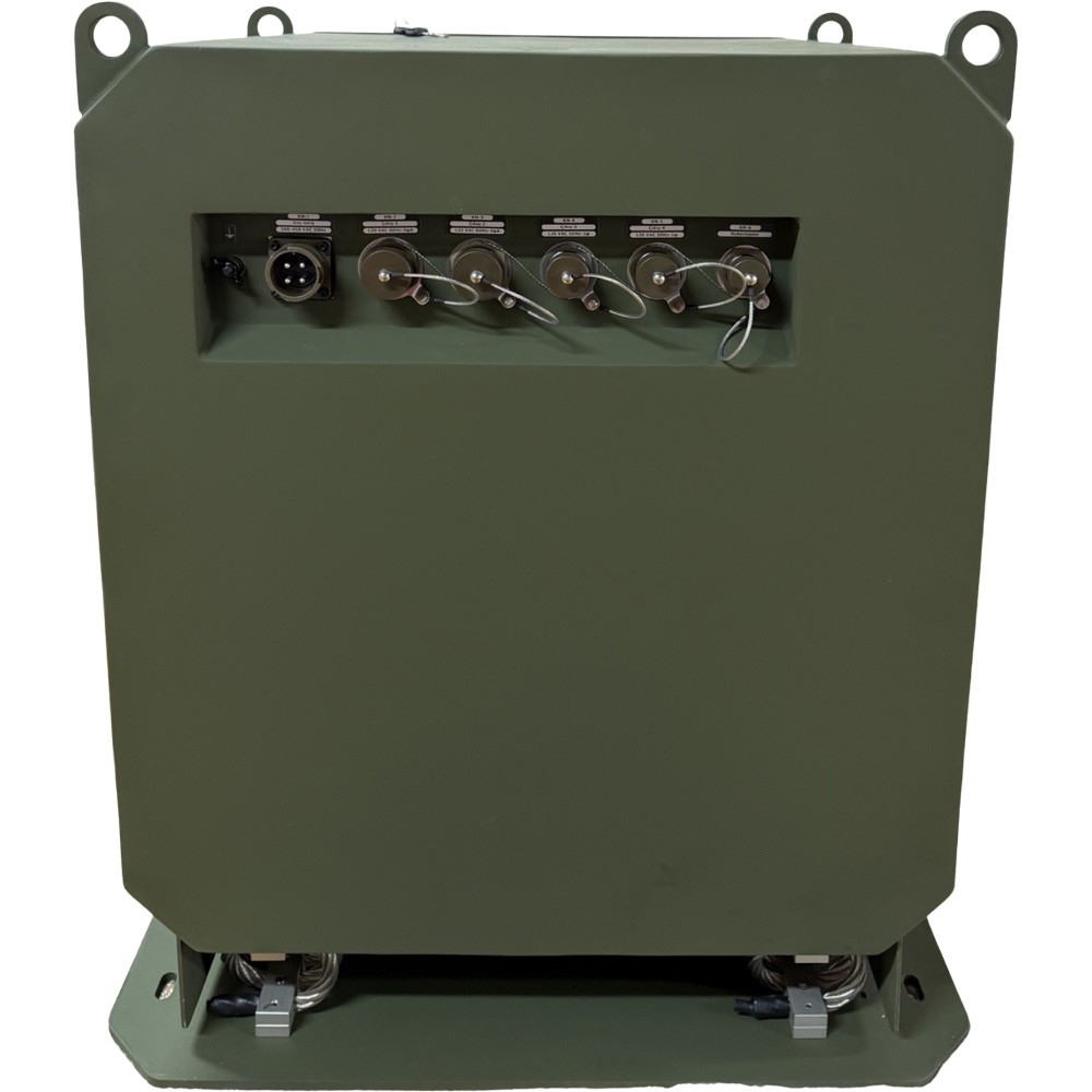 PowerGuard 400/115 VAC AC-AC military inverter rear connectors