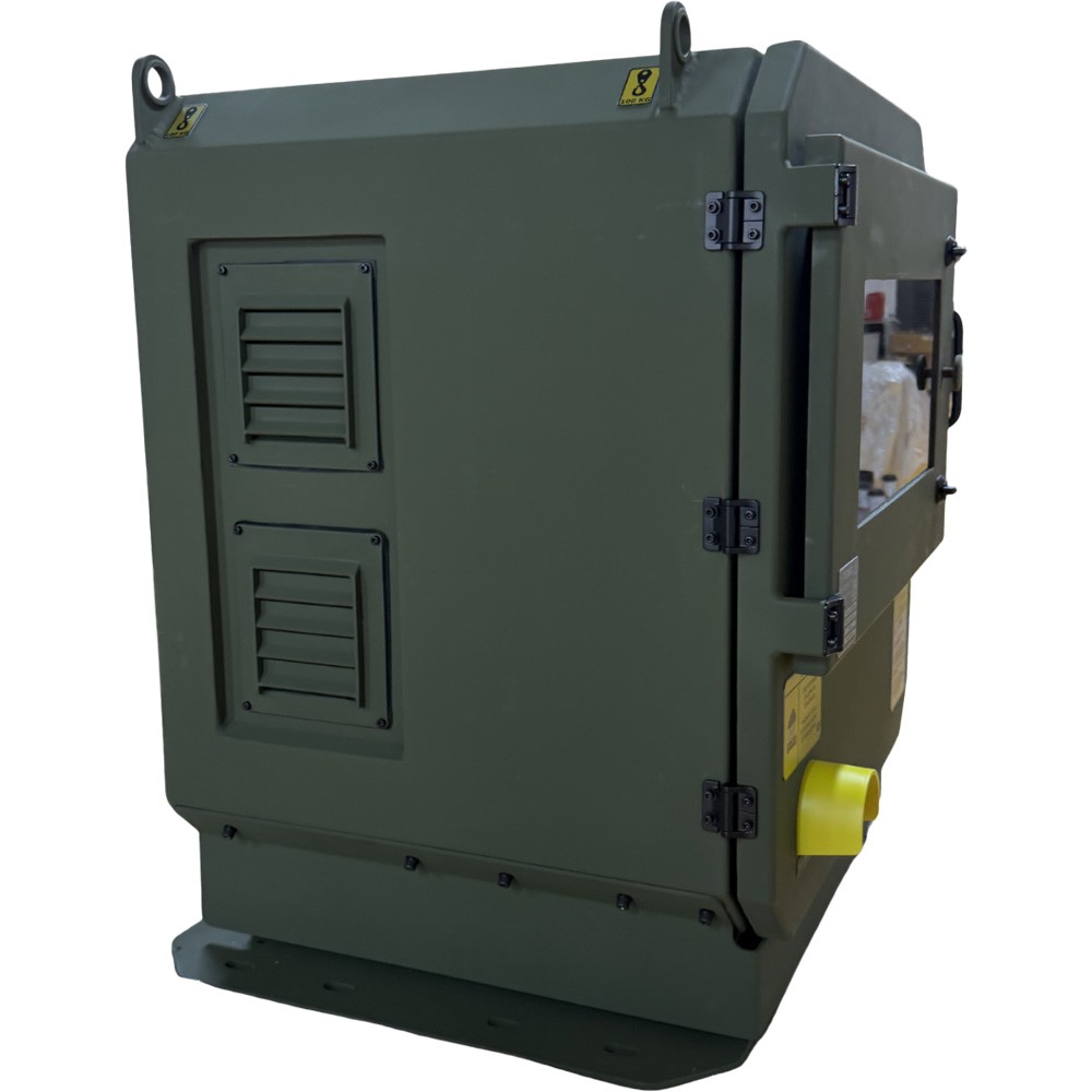 PowerGuard 400/115 VAC AC-AC military inverter rear side angle