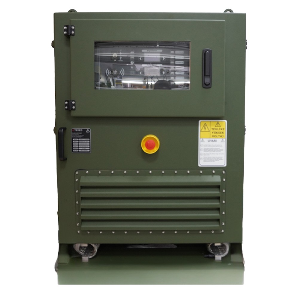 PowerGuard Outdoor 115 VAC 60/400 Hz military frequency converter front view